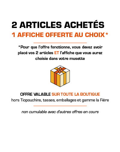 Offre Braderie 2 articles = 1 affiche