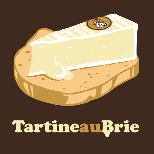 tartine au brie