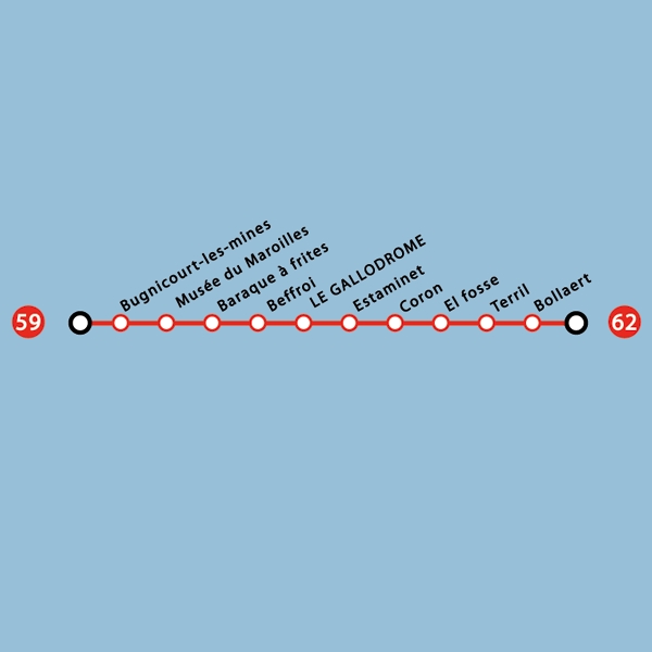 underground . from 59 to 62